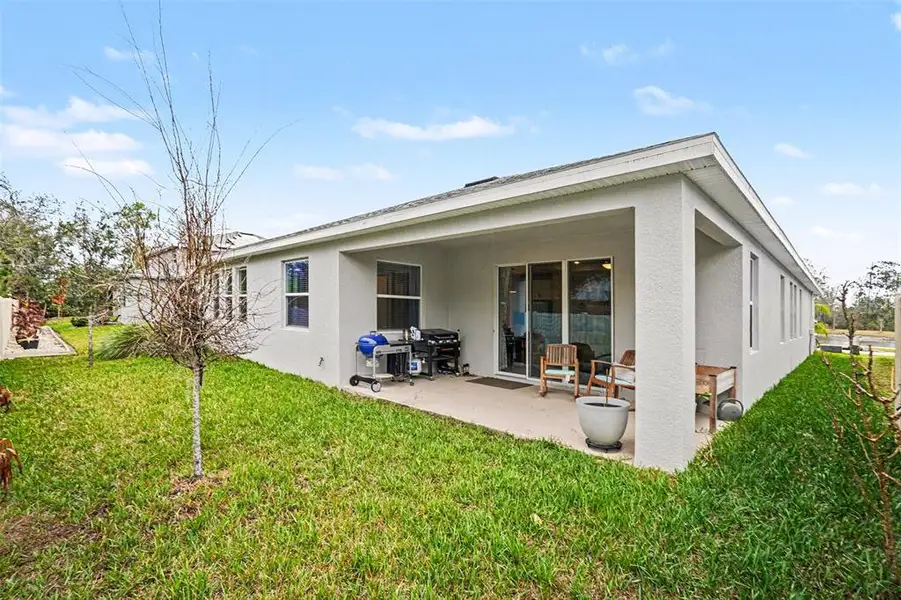 Exterior details and patio area of a home in Willow Reserve, Lutz (Image 4).