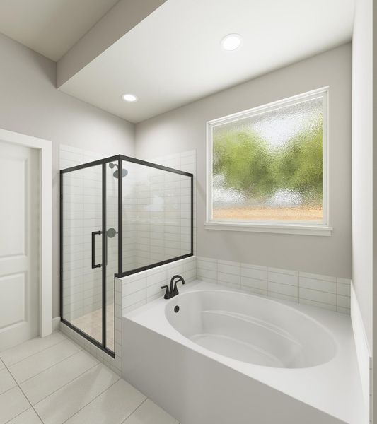 Representative furnished interior of a home built from the Abeline by Tri Pointe Homes in Prairie Collection at The Meadows, Krum (Image 15).