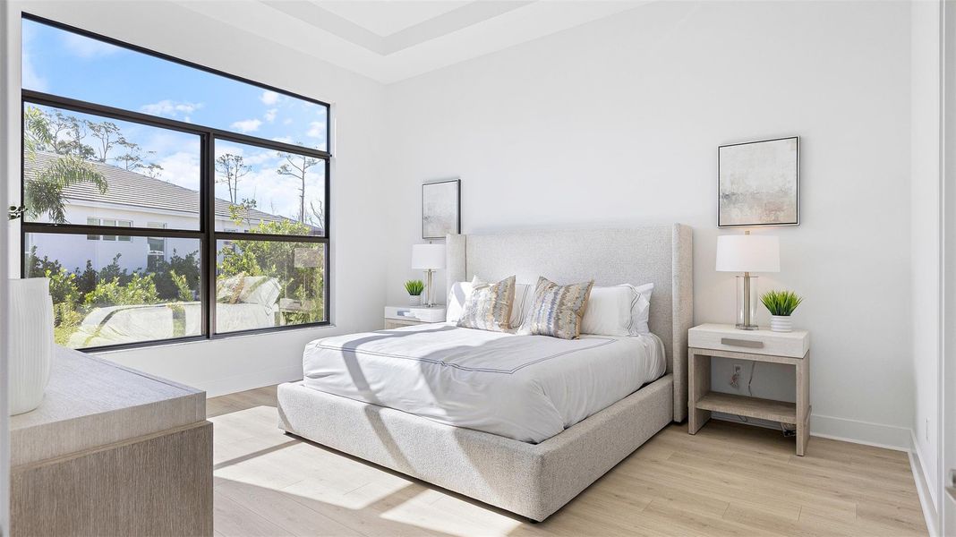 Furnished interior view inside a new home in Cove Royale, Stuart (Image 32).