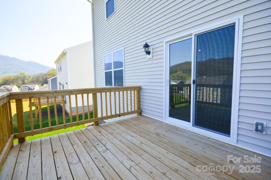 Exterior details and patio area of a home in Valleywood Farms, Waynesville (Image 4). Exterior details and patio area of a home in Valleywood Farms, Waynesville (Image 4).