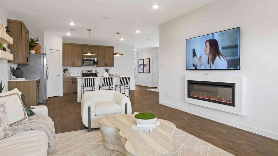 Furnished interior view inside a new home in Emberly, Beasley (Image 14).