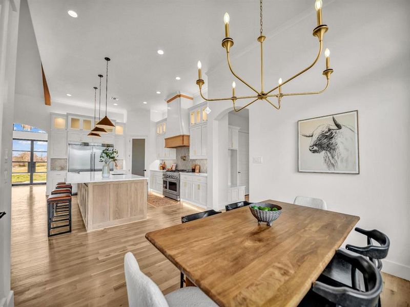 Furnished interior view inside a new home in , Aledo (Image 16).