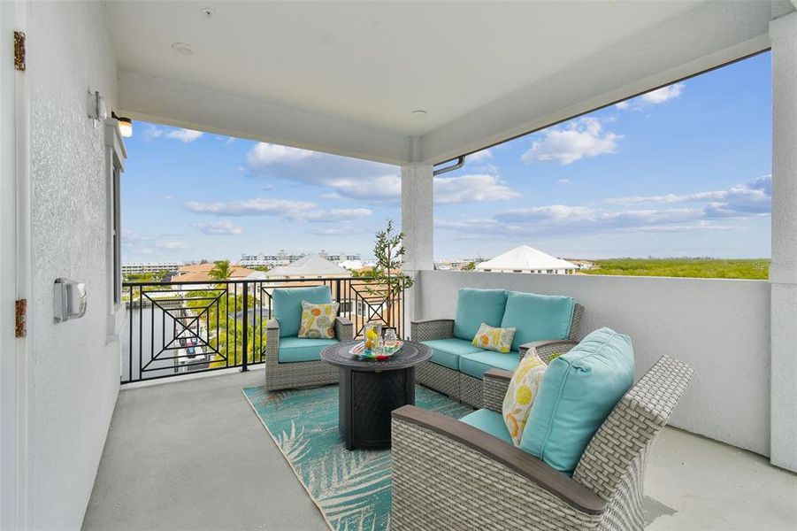 Roof Top Deck with Water Views