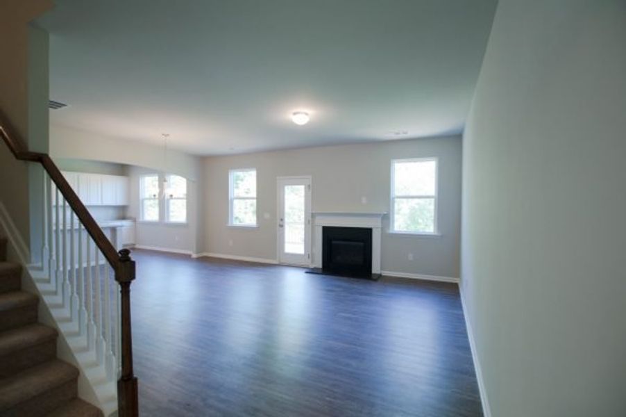 Representative unfurnished interior of a home built from the Laurel by Piedmont Residential in The Reserve at Willow Oaks, Canton (Image 19).