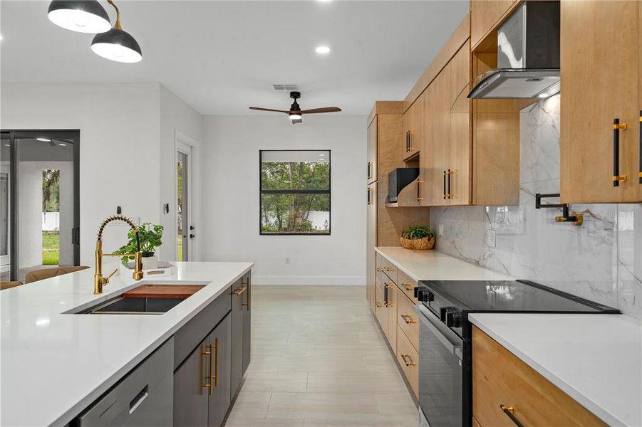 Furnished interior view inside a new home in , New Port Richey (Image 14).