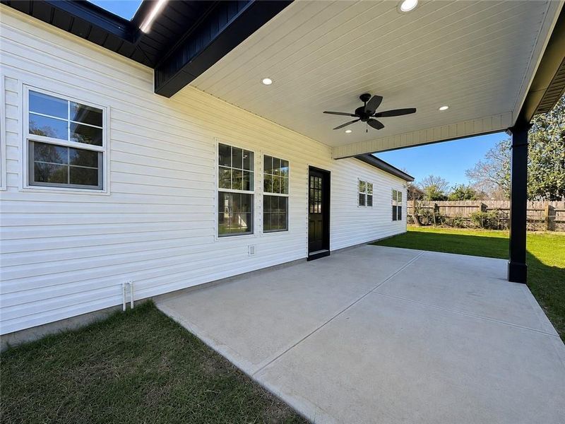 Exterior details and patio area of a home in , Augusta (Image 4).