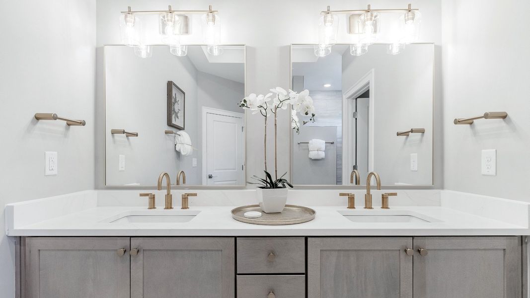 Representative interior finishes for a home built from the Promenade by Epcon Communities in The Courtyards on the Greenway, Matthews (Image 21).