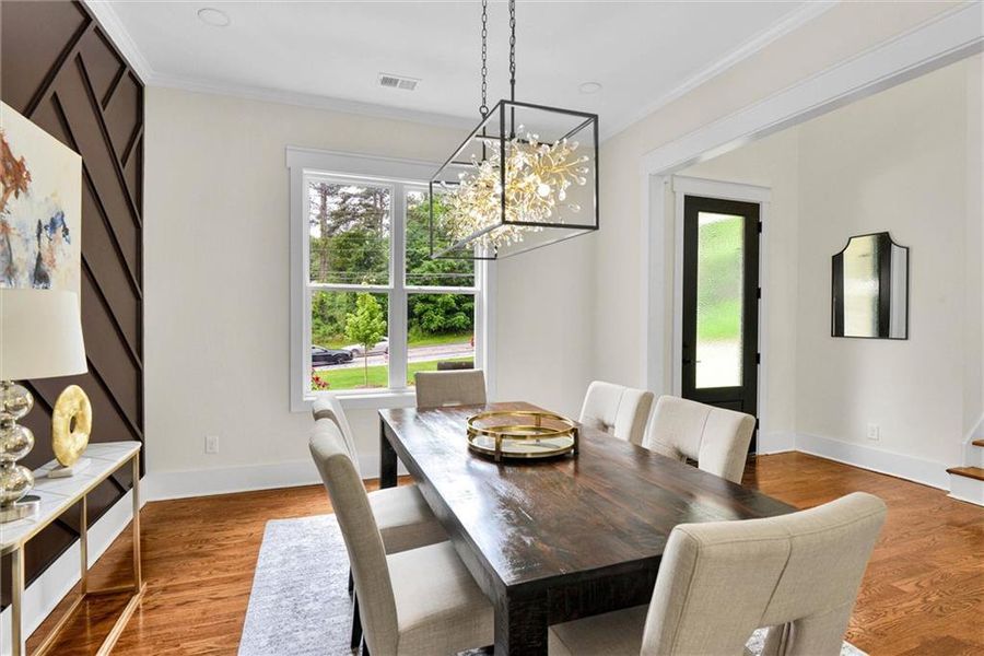 Furnished interior view inside a new home in , Snellville (Image 33).