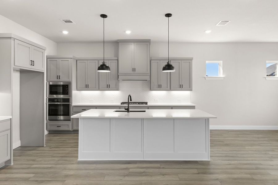 Furnished interior view inside a new home in Wildflower Ranch, Fort Worth (Image 10).