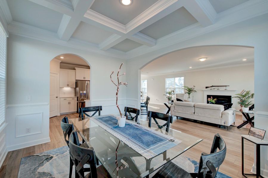 Furnished interior view inside a new home in Six Oaks, Summerville (Image 43). Furnished interior view inside a new home in Six Oaks, Summerville (Image 43).