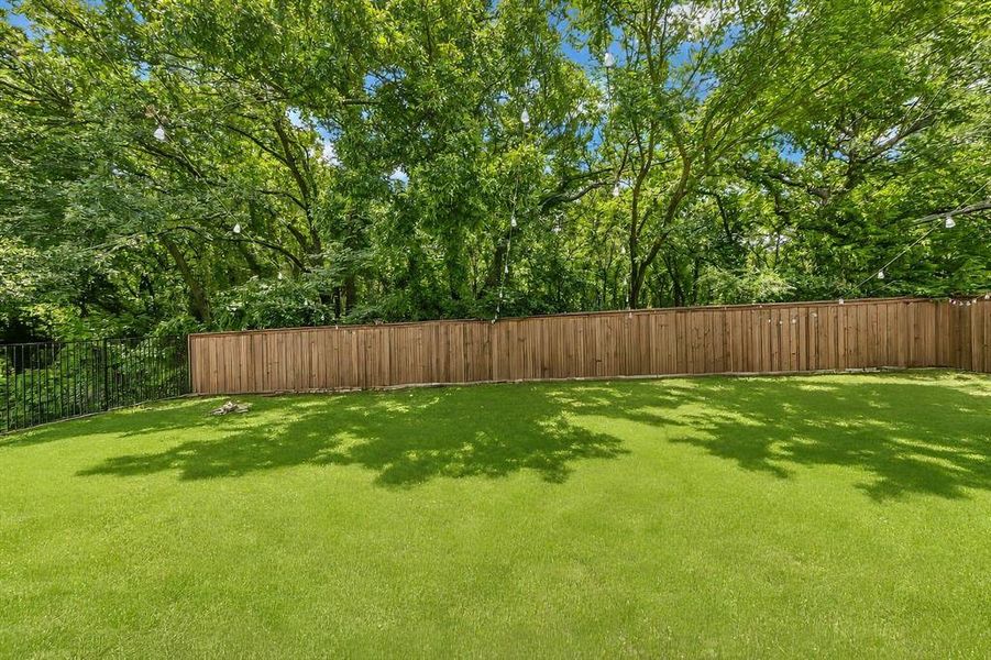 Exterior details and patio area of a home in , Little Elm (Image 29).