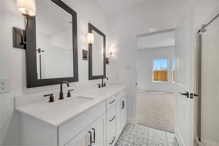 Furnished interior view inside a new home in Rolling Ridge, Van Alstyne (Image 24).