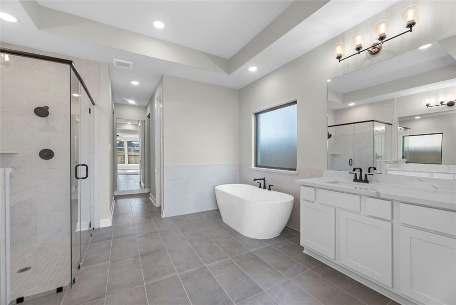 Furnished interior view inside a new home in Jordan Ranch – 60', Katy (Image 6).