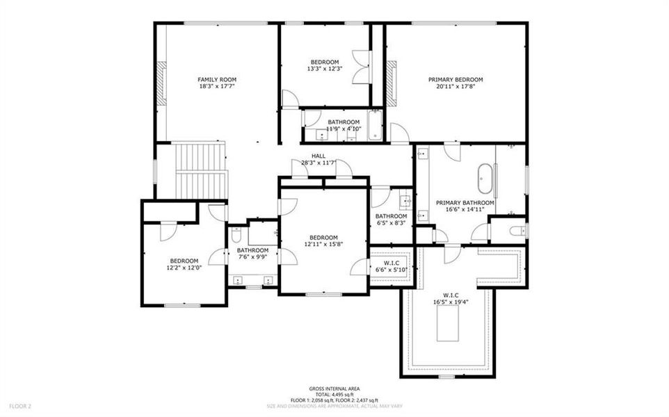 2D floor plan layout of this home in , Jefferson, GA (Image 6).