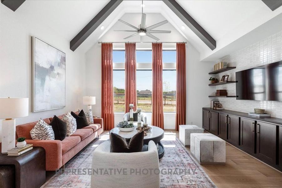 Furnished interior view inside a new home in Waterscape, Royse City (Image 6).