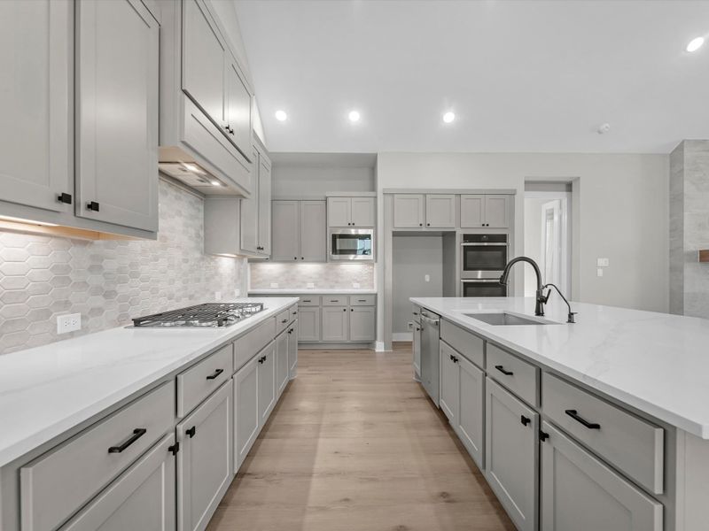 Furnished interior view inside a new home in Sienna 60’, Missouri City (Image 5).