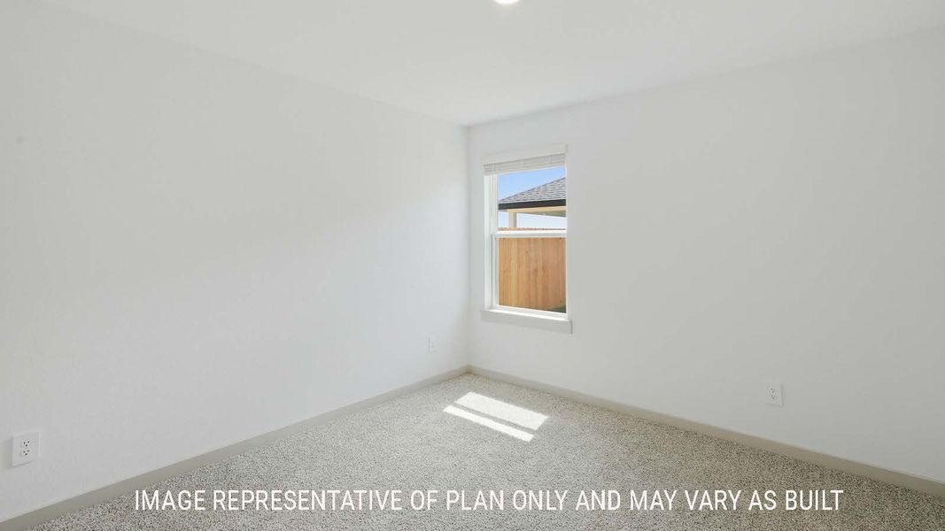 Representative unfurnished interior of a home built from the Kingston by D.R. Horton in China Grove, China (Image 29).