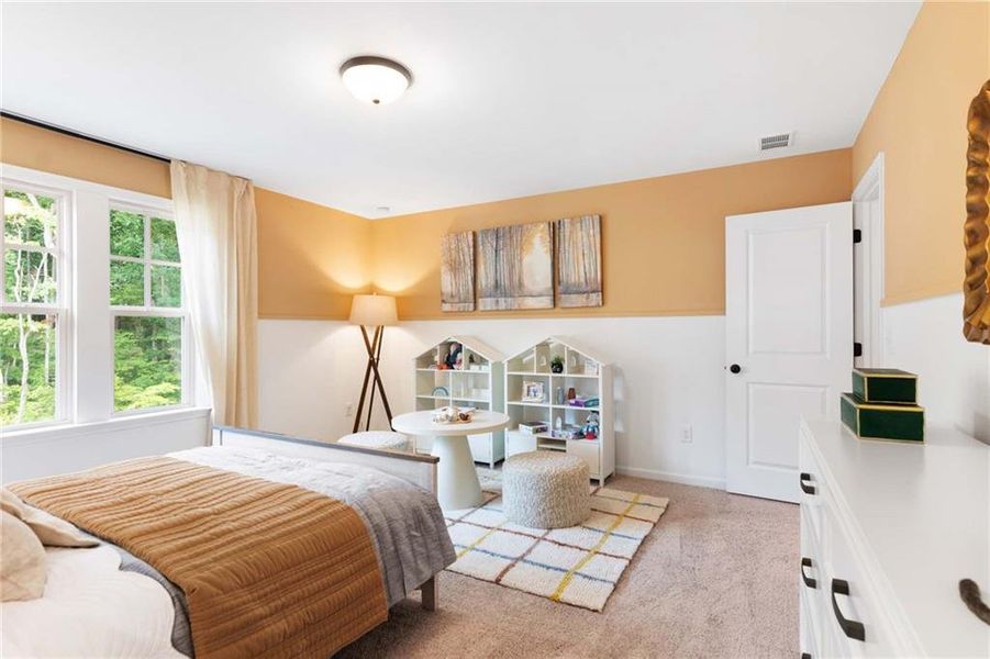 Furnished interior view inside a new home in Creekside, Dawsonville (Image 19). Furnished interior view inside a new home in Creekside, Dawsonville (Image 19).