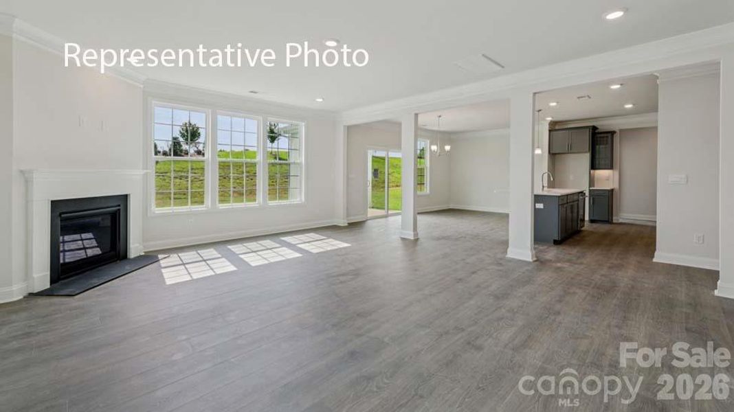 Spacious, unfurnished interior of a new home in Sanctuary at Southgate, Indian Trail (Image 42).