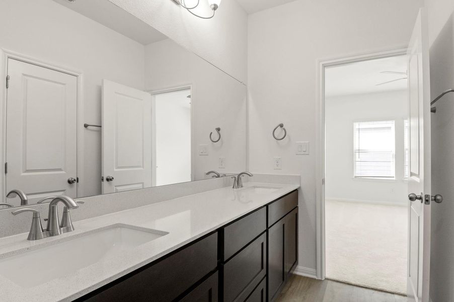 Furnished interior view inside a new home in Trace, San Marcos (Image 8).