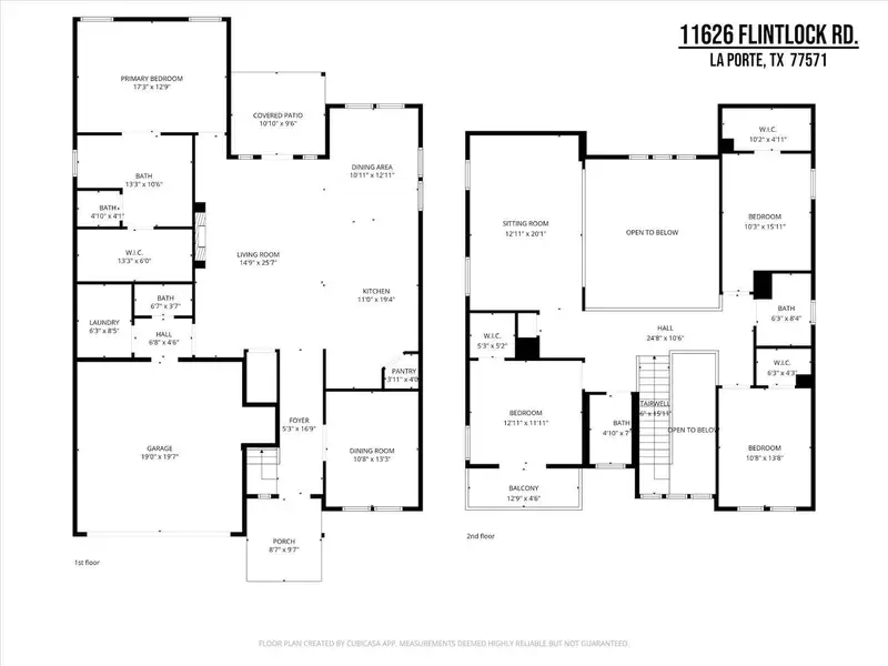 Very functional first and second story floor plans