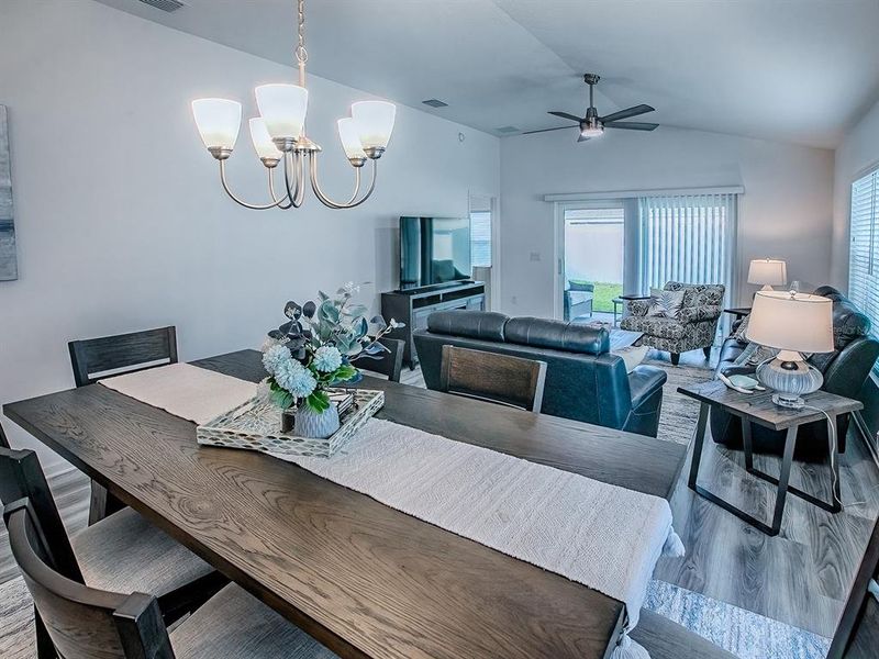 Furnished interior view inside a new home in , The Villages (Image 41).