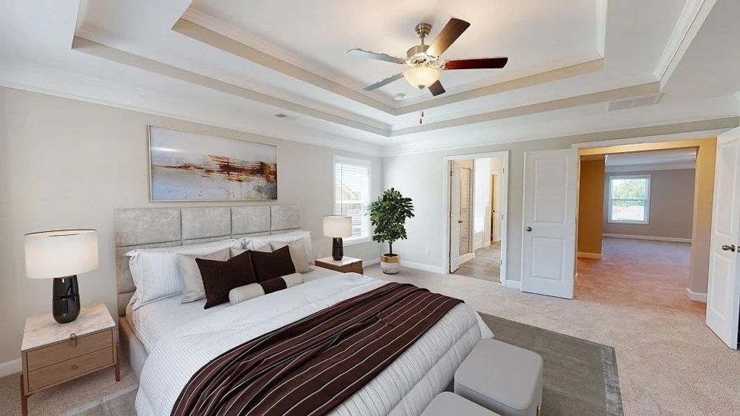 Furnished interior view inside a new home in , Watkinsville (Image 6).