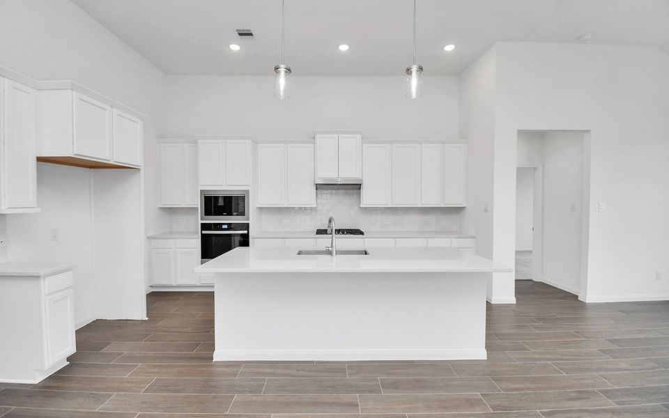 Furnished interior view inside a new home in Elyson, Katy (Image 7).