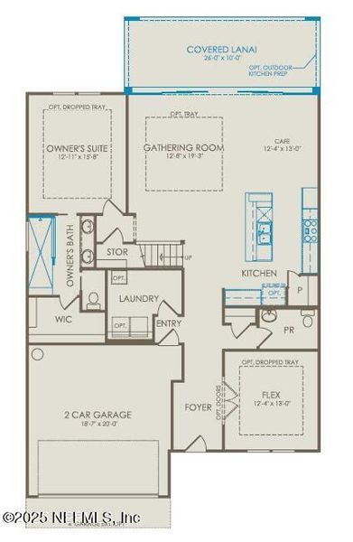 2D floor plan layout of this home in The Preserve at Bannon Lakes, St. Augustine, FL (Image 4). 2D floor plan layout of this home in The Preserve at Bannon Lakes, St. Augustine, FL (Image 4).