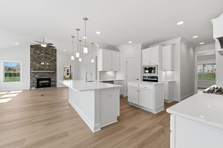 Representative furnished interior of a home built from the Cosmopolitan by Keystone Homes NC in Weybridge, Burlington (Image 10). Representative furnished interior of a home built from the Cosmopolitan by Keystone Homes NC in Weybridge, Burlington (Image 10).