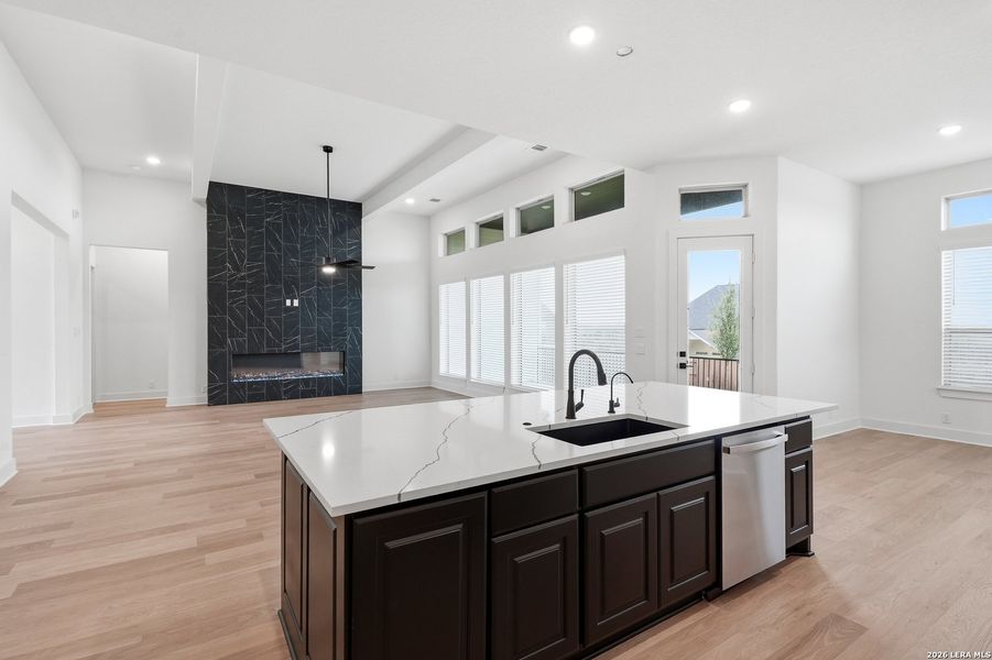 Furnished interior view inside a new home in Prominence Urban, San Antonio (Image 6).