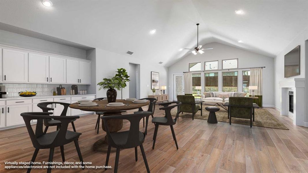 Furnished interior view inside a new home in Somerset Park 80', Rockwall (Image 8). Furnished interior view inside a new home in Somerset Park 80', Rockwall (Image 8).