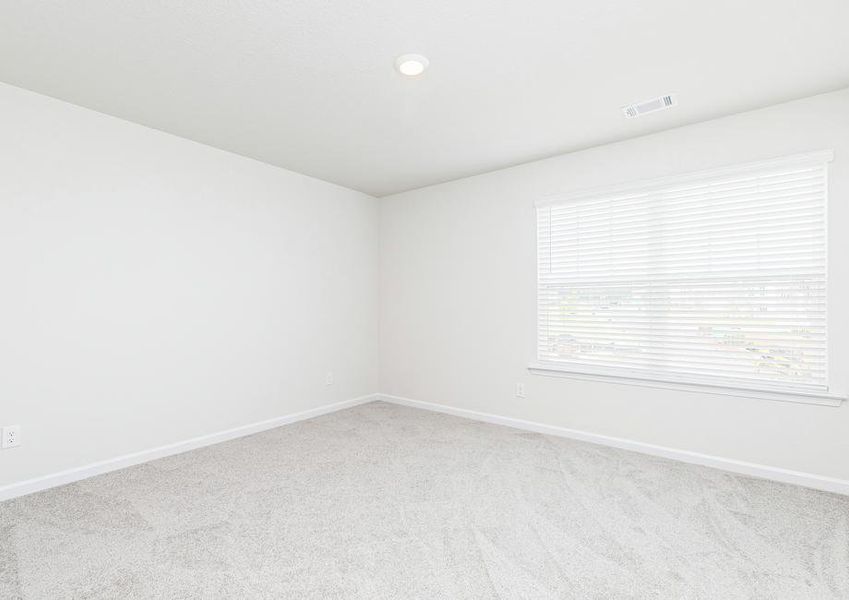 The third bedroom includes an gorgeous window that lets in lots of bright, natural light