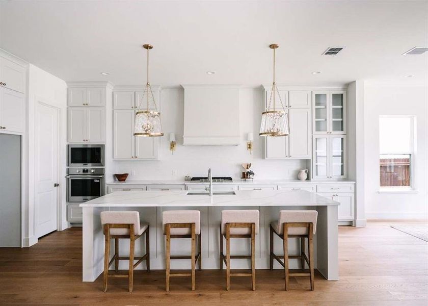 Furnished interior view inside a new home in , Aledo (Image 8).