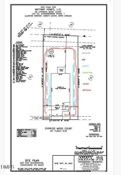 Lot 33 Plot Plan