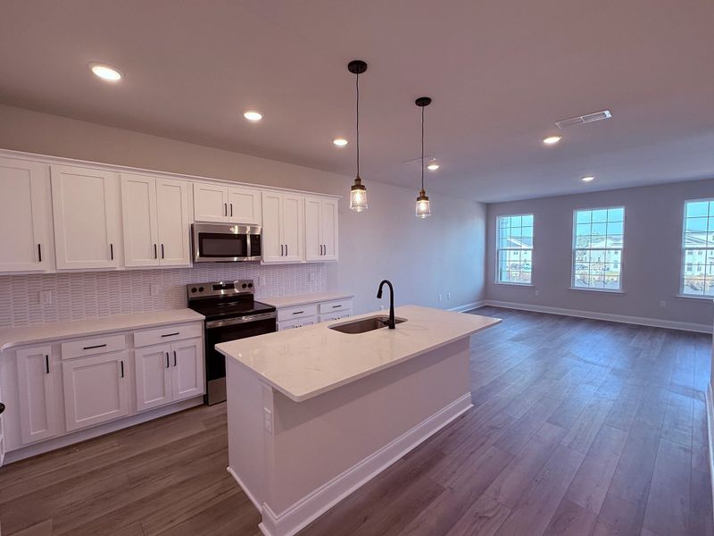 Furnished interior view inside a new home in Promenade at Clari Park, Murfreesboro (Image 5).