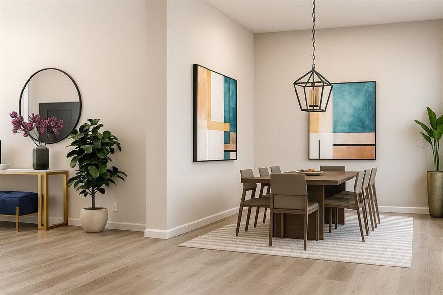 Furnished interior view inside a new home in , North Port (Image 9).