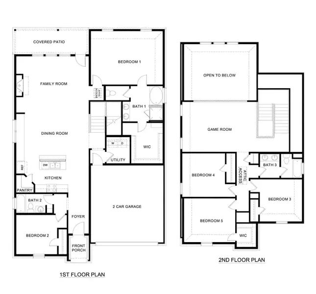 2D floor plan layout of this home in Morning Ridge, Princeton, TX (Image 2). 2D floor plan layout of this home in Morning Ridge, Princeton, TX (Image 2).