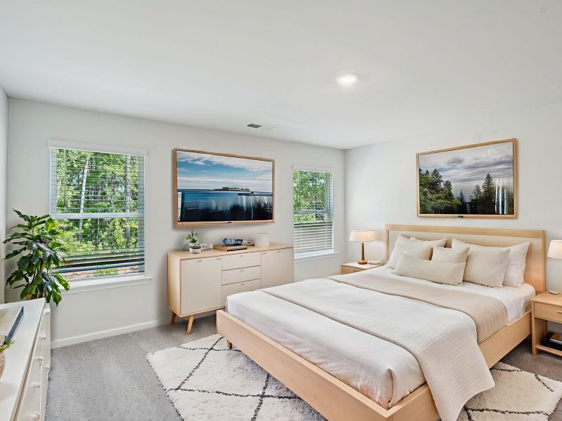 Furnished interior view inside a new home in Artisan Walk, Lawrenceville (Image 6).