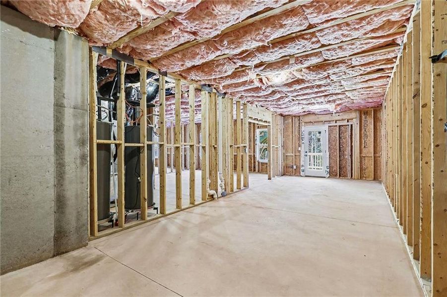 In-progress construction of a new home in , Dawsonville, GA (Image 26).