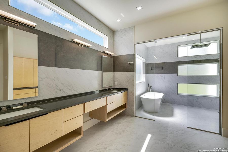 Furnished interior view inside a new home in , San Antonio (Image 44).