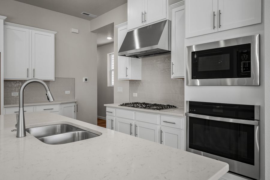 Furnished interior view inside a new home in Elevate at Wolf Ranch, Colorado Springs (Image 7).