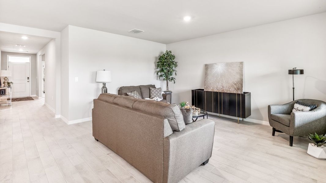 Furnished interior view inside a new home in Magnolia Landing Express, North Fort Myers (Image 6). Furnished interior view inside a new home in Magnolia Landing Express, North Fort Myers (Image 6).
