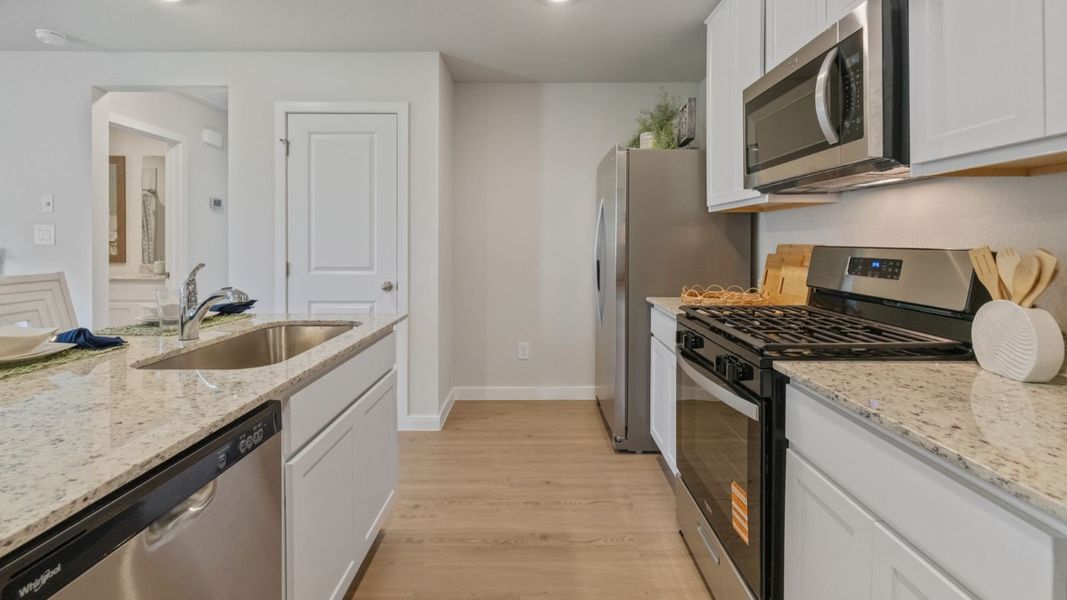 Furnished interior view inside a new home in Waldron Estates, Corpus Christi (Image 6).
