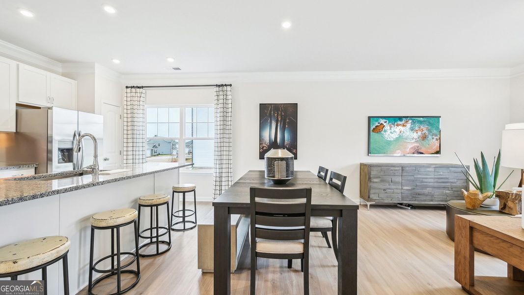 Furnished interior view inside a new home in Maddox Station, Eatonton (Image 19).