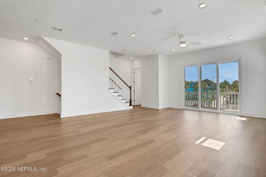 Spacious, unfurnished interior of a new home in North Beach Townhomes, Jacksonville Beach (Image 22).