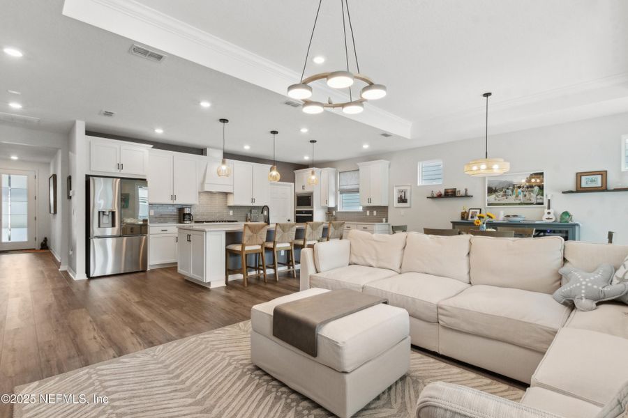 Furnished interior view inside a new home in , Yulee (Image 4). Furnished interior view inside a new home in , Yulee (Image 4).