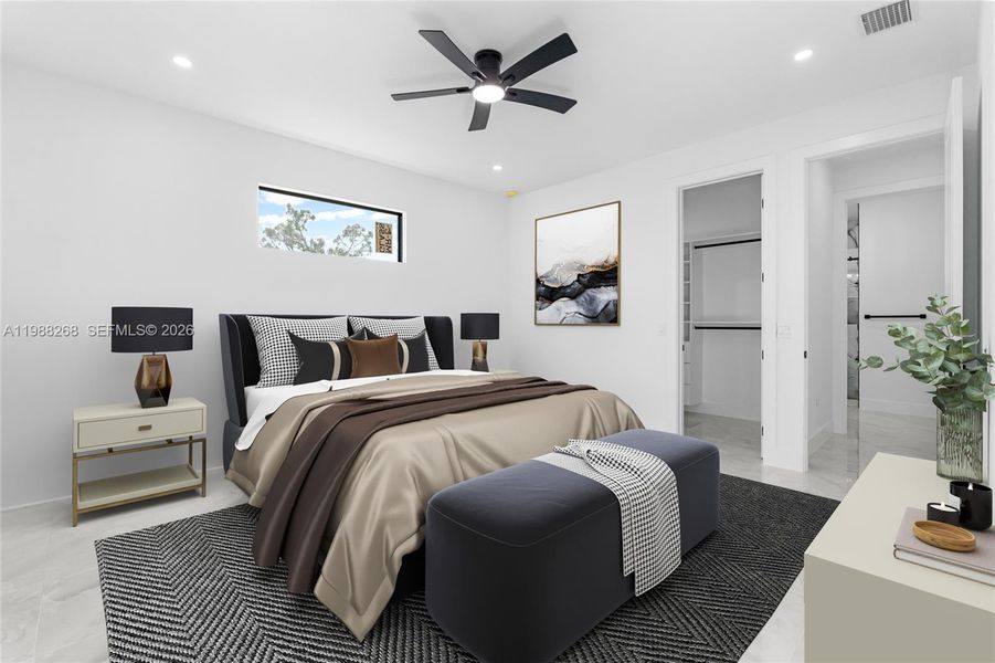 Furnished interior view inside a new home in , Lehigh Acres (Image 13).