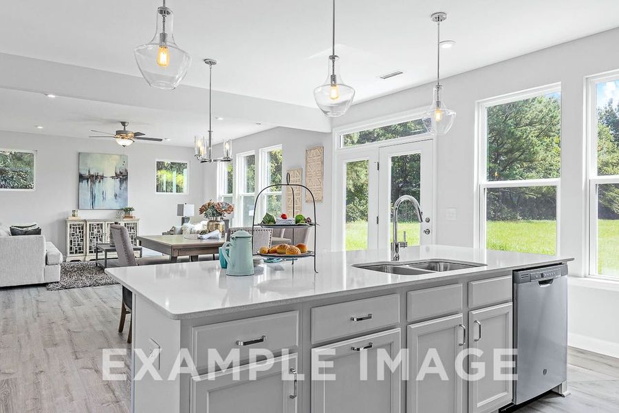 Representative furnished interior of a home built from the The Chestnut by Davidson Homes LLC in Retreat at North Main, Lillington (Image 14).