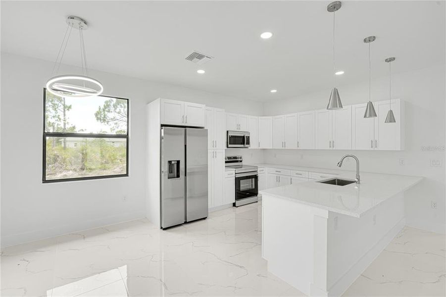 Furnished interior view inside a new home in , Rotonda West (Image 7).